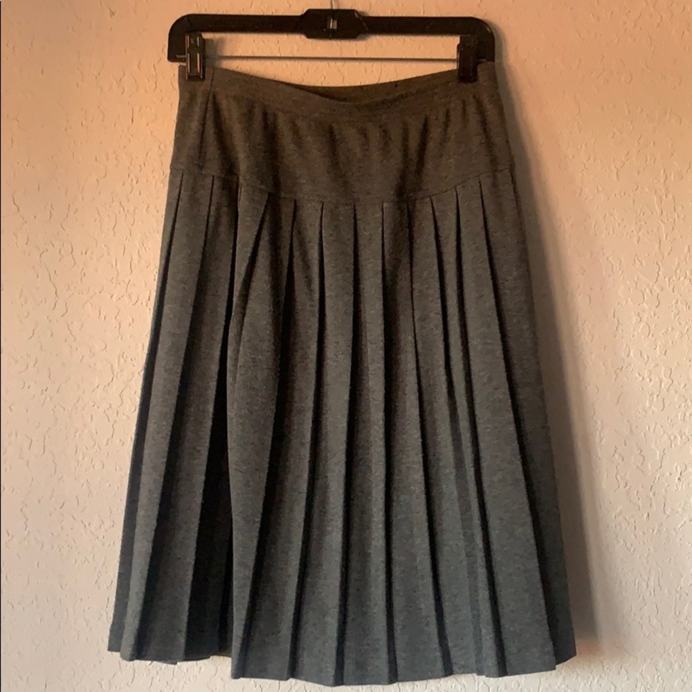 C.D. Petites pleated Skirt